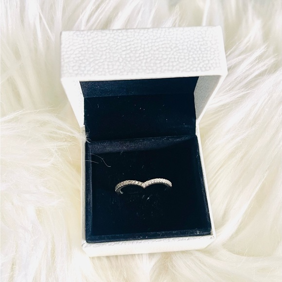 SHIMMERING WISH Cubic Zirconia Sterling Silver 925 Ring by Pandora🤍 - Picture 6 of 16